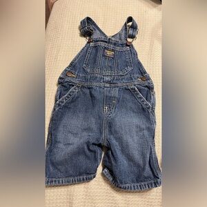 Denim Kids Short Overalls
